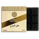 Gouden bakhourtablet Oud Mood met zwarte incense bar voor authentieke geur